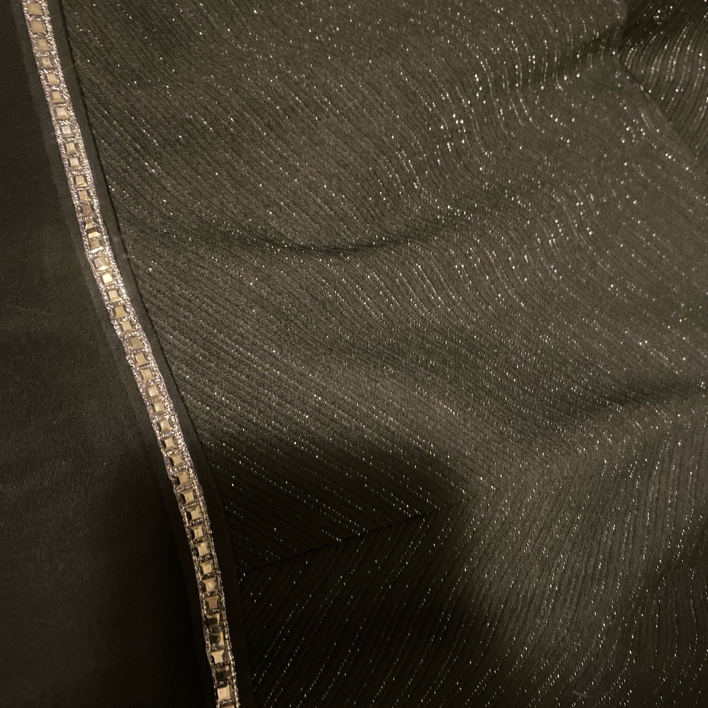 Studio I Black Dress with Silver Sparkle